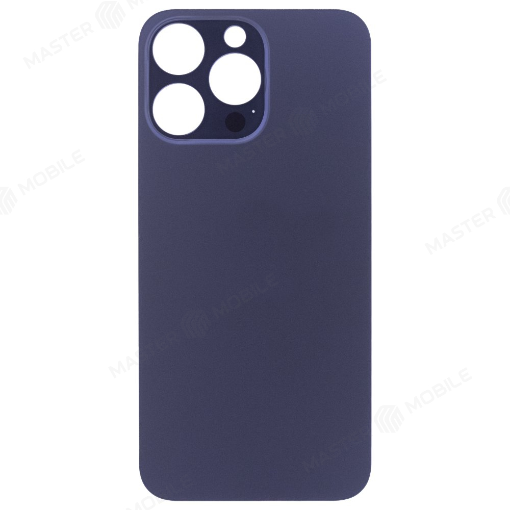 Задняя крышка для Apple iPhone 15 Pro Max (синий) (с широким отверстием) (Premium)
