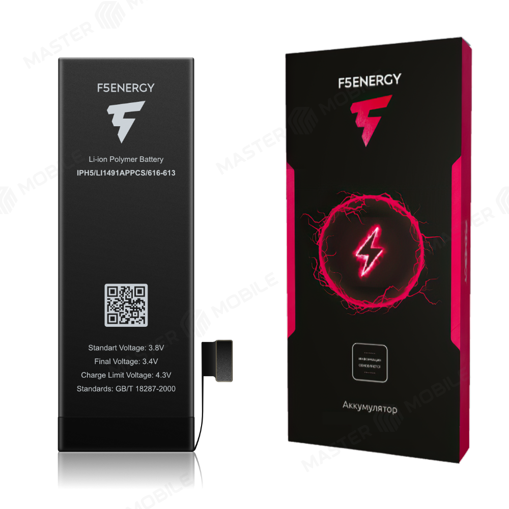 аккумулятор f5 energy для apple iphone 5 от магазина master-mobile.ru