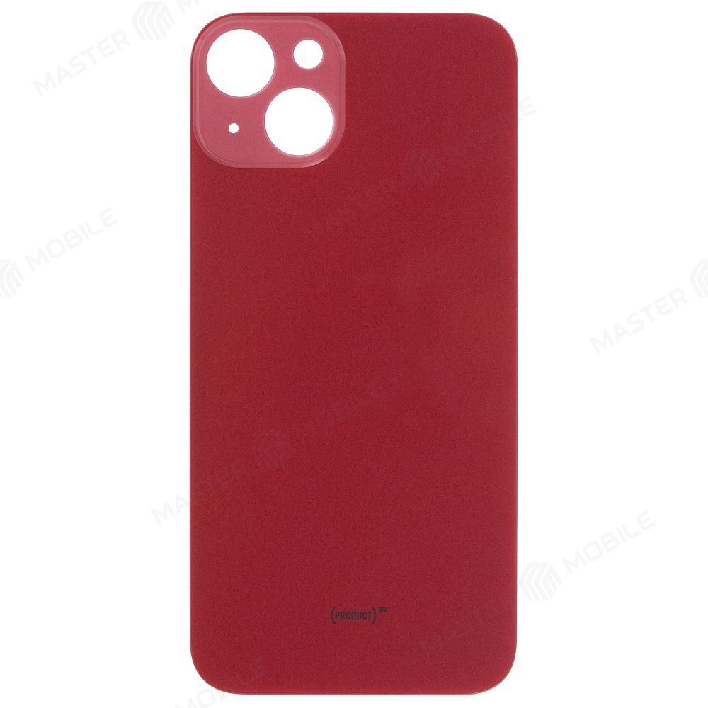 Задняя крышка для Apple iPhone 13 (красный) (с широким отверстием) (Premium)