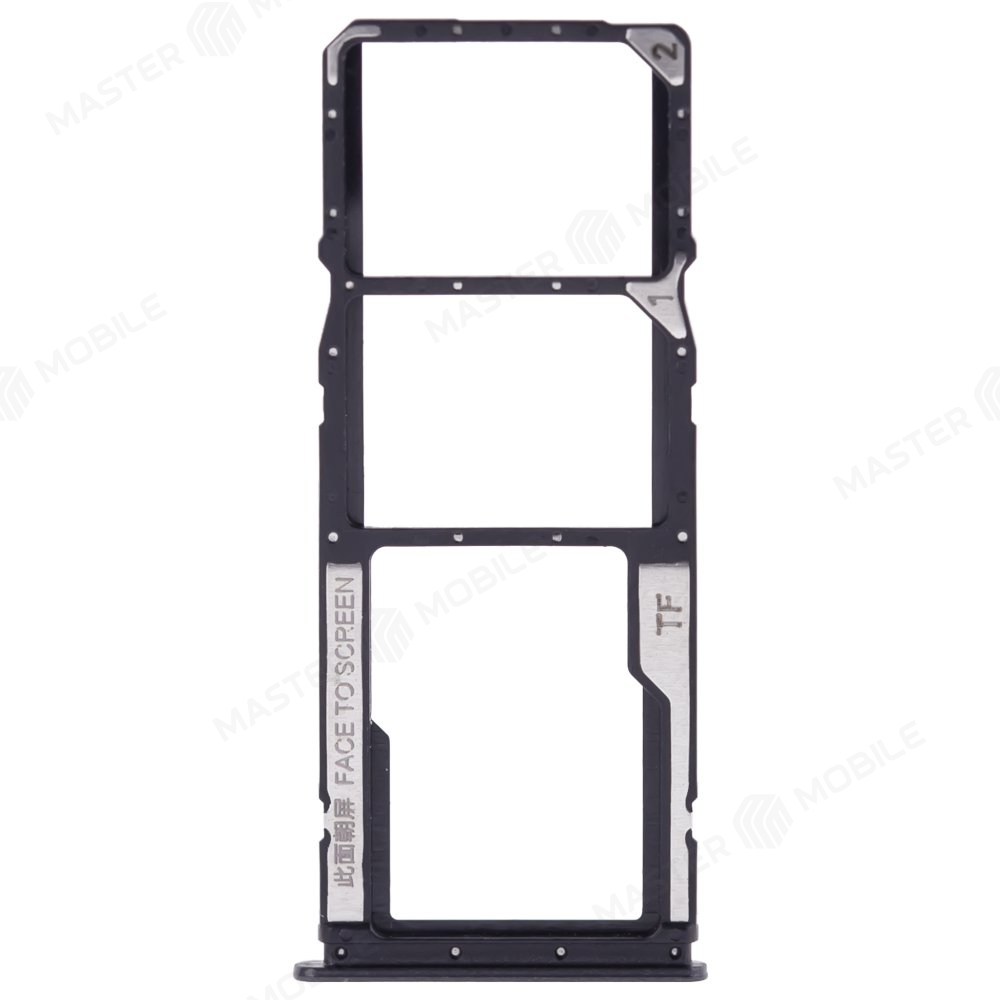 Держатель сим-карты для Xiaomi Poco M4 5G (22041219PG) (черный)
