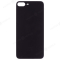 Задняя крышка для Apple iPhone 8 Plus (черный) (с широким отверстием) (Premium) фото №1