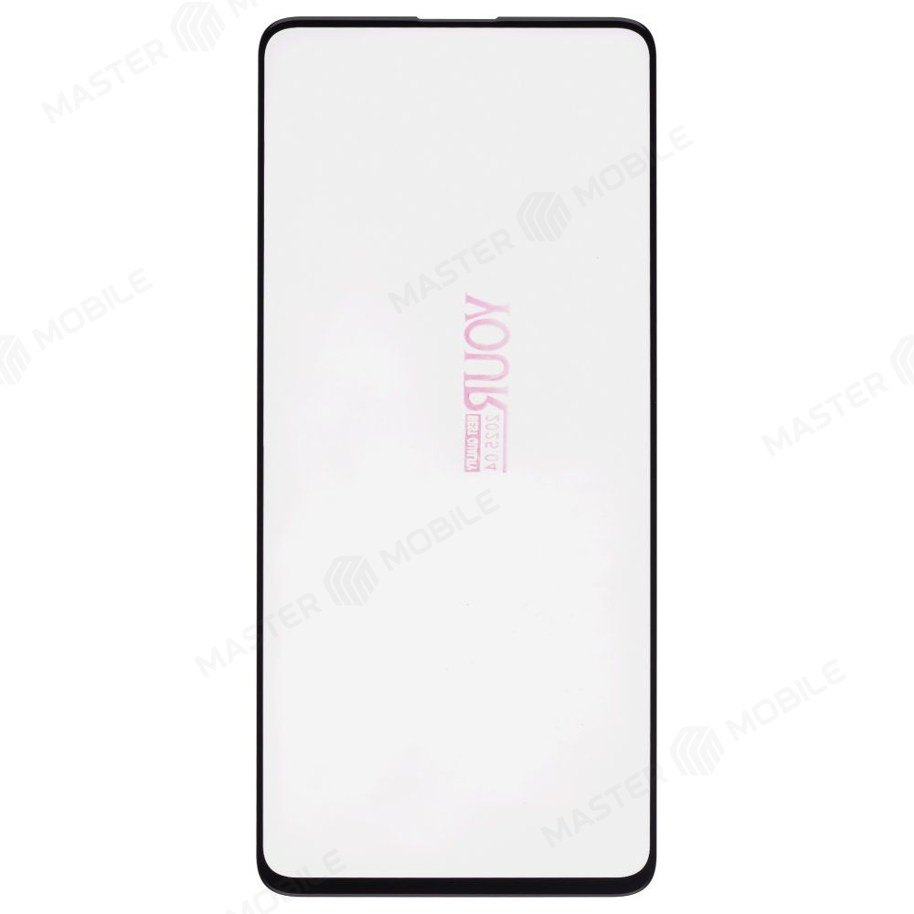 Стекло модуля для Samsung A515 Galaxy A51 / M317 Galaxy M31s + OCA (без выреза камеры) (черный) (Musttby) (Premium)