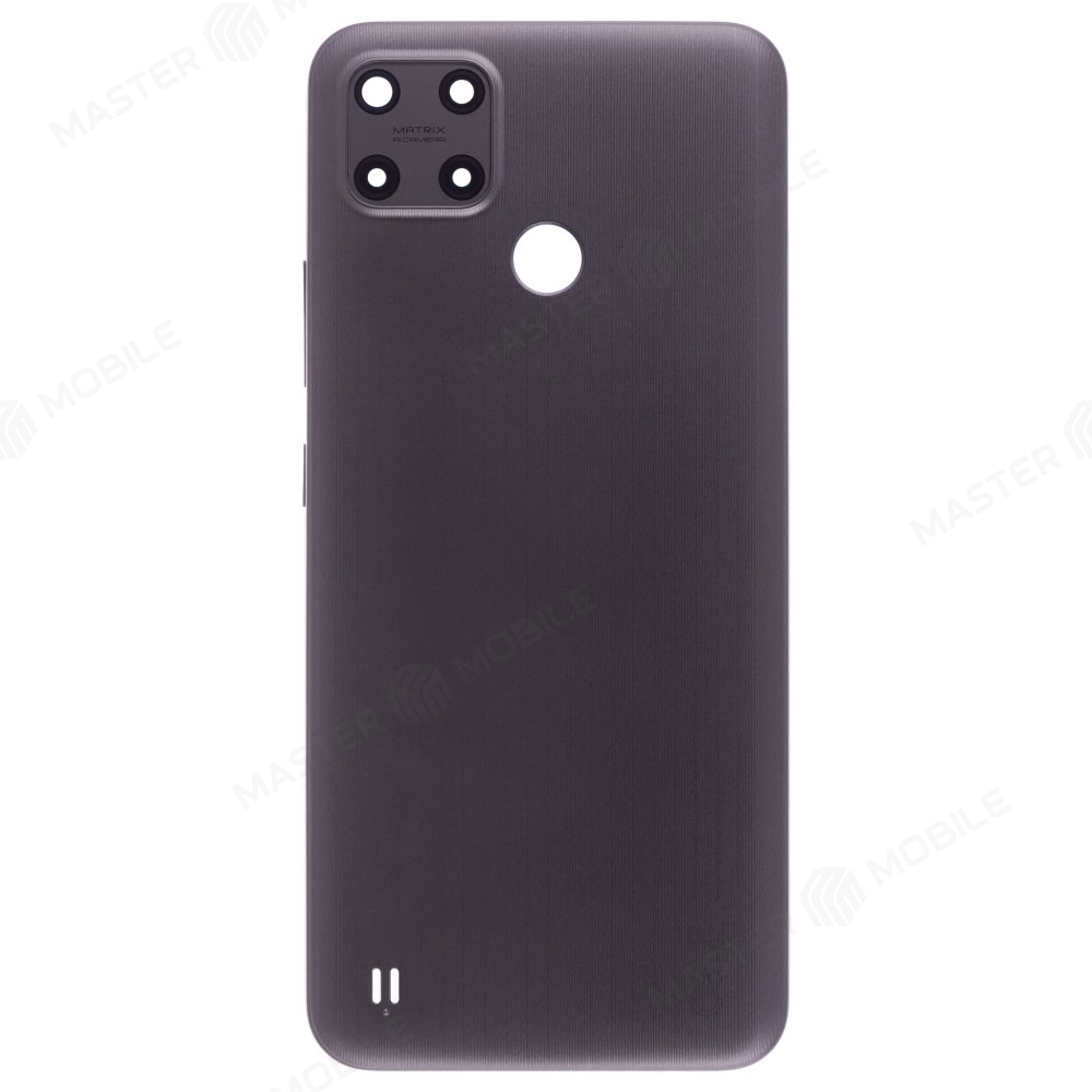 Задняя крышка для Realme C25Y (RMX3269) (серый) (в сборе со стеклом камеры)