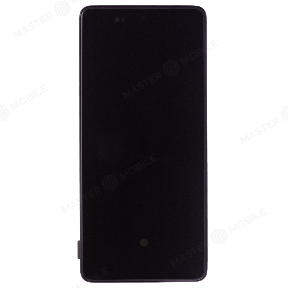 Дисплей для Samsung A715 Galaxy A71 (в сборе с тачскрином) (черный) (в рамке) (ORIG100)