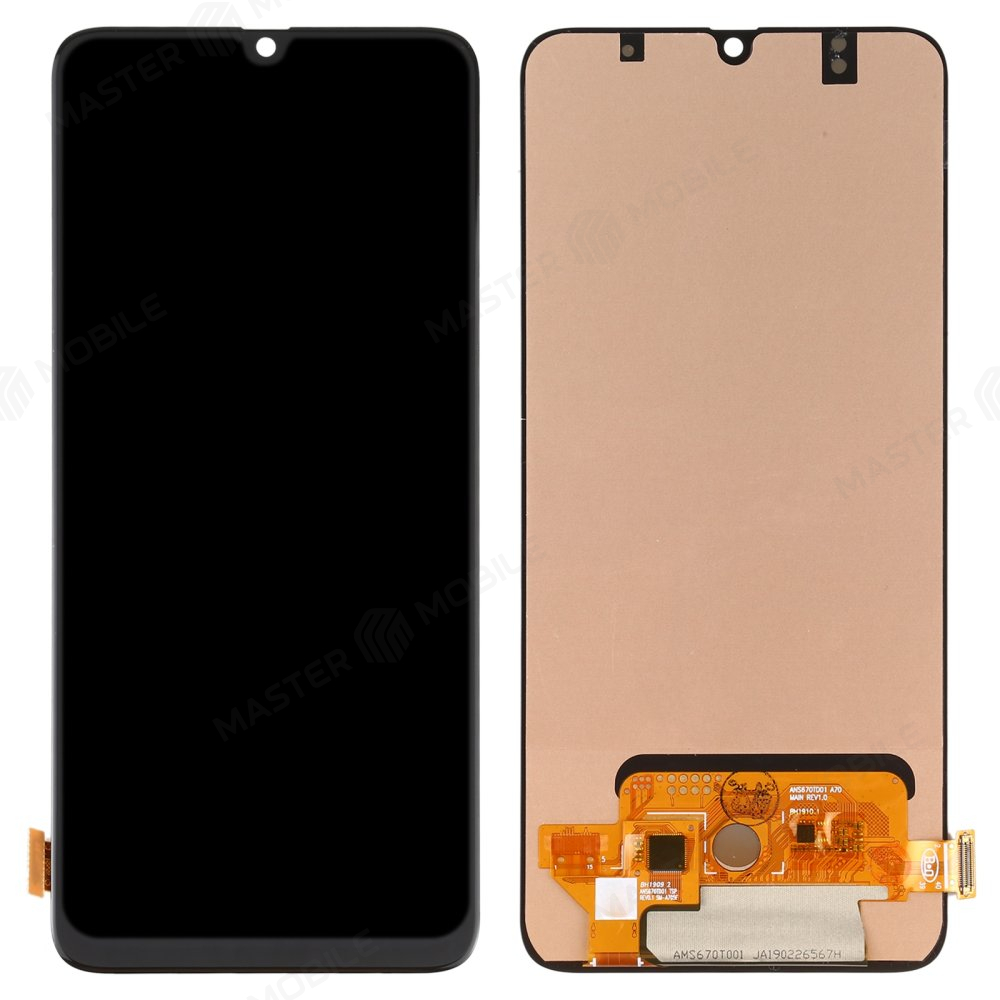 Дисплей для Samsung A705 Galaxy A70 (в сборе с тачскрином) (черный) (OLED)