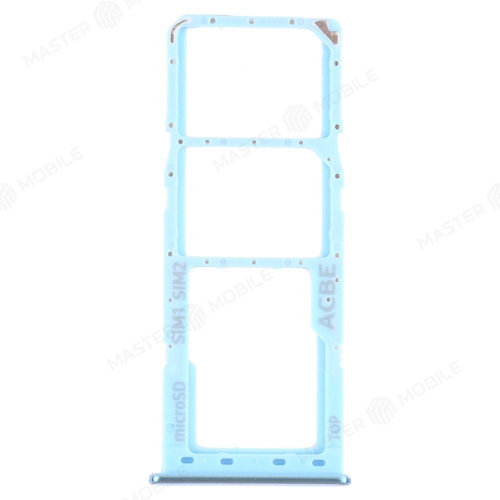 Держатель сим-карты для Samsung A325 Galaxy A32 4G (голубой)