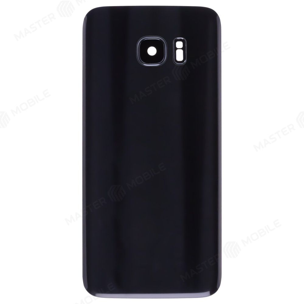 Задняя крышка для Samsung G935 Galaxy S7 Edge (черный) (в сборе со стеклом камеры)