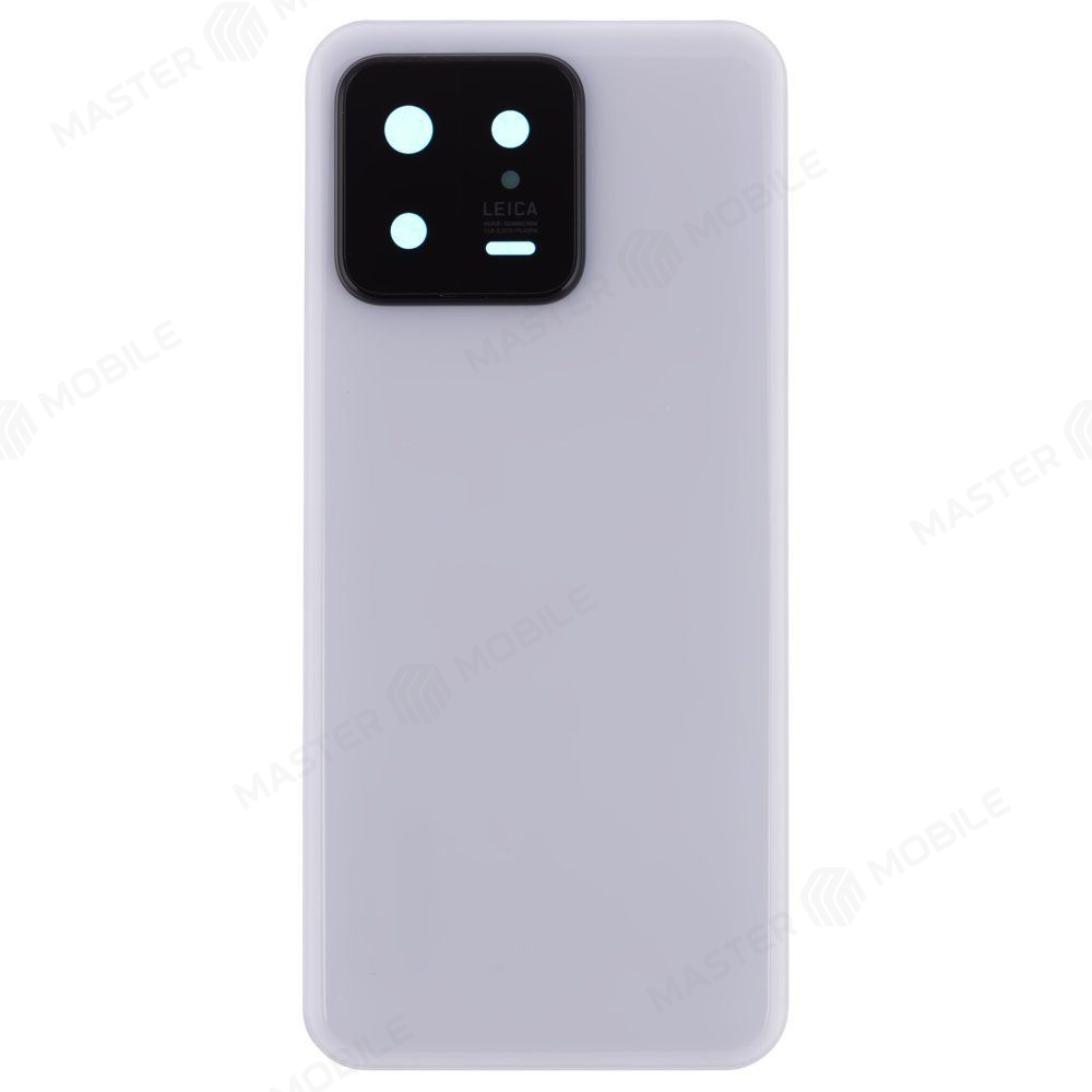 Задняя крышка для Xiaomi 13 (2211133G) (белый) (в сборе со стеклом камеры)