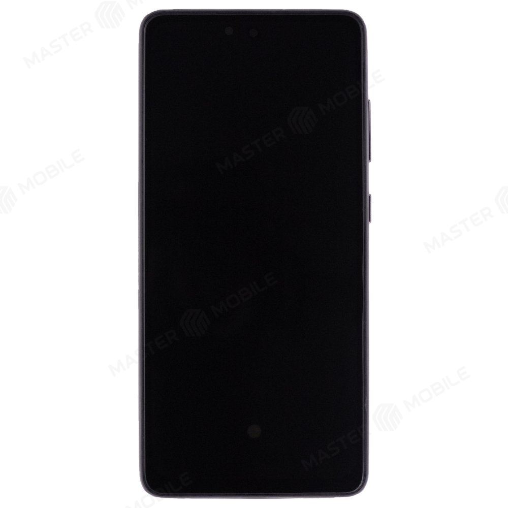 Дисплей для Samsung A525 Galaxy A52 / A526 Galaxy A52 5G / A528 Galaxy A52s + тачскрин (черный) (в рамке) (OLED) (Small Size)