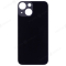 Задняя крышка для Apple iPhone 13 mini (черный) (с широким отверстием) (Premium) фото №1