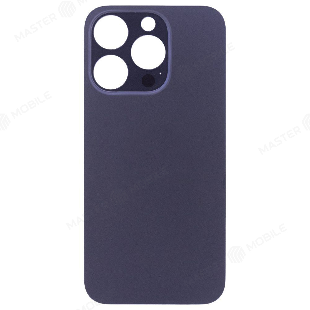 Задняя крышка для Apple iPhone 15 Pro (синий) (с широким отверстием) (Premium)