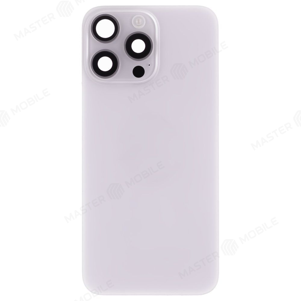 Задняя крышка для Apple iPhone 15 Pro Max (белый) (в сборе) (ORIG100) (Снятый) (возможен дефект ЛКП)