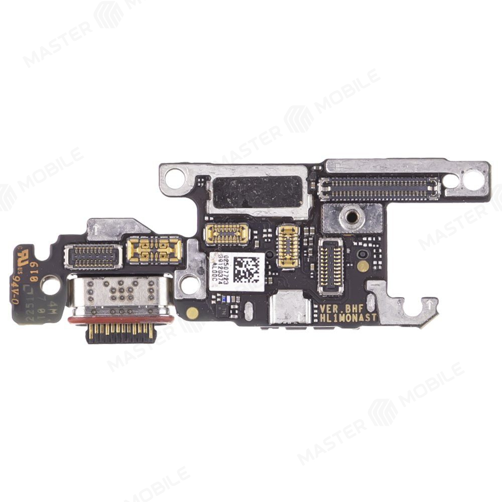 Нижняя плата для Huawei P60 (LNA-LX9) / P60 Pro (MNA-LX9) с комп. + разъем зарядки + микрофон + разъем SIM (ORIG100)