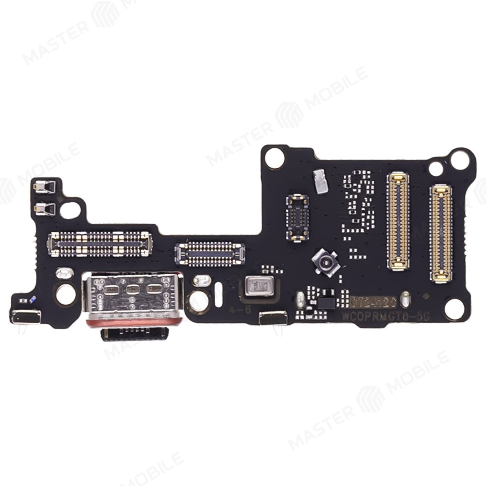 Нижняя плата для Realme GT 6 (RMX3851) с комп. + разъем зарядки + микрофон + разъем SIM