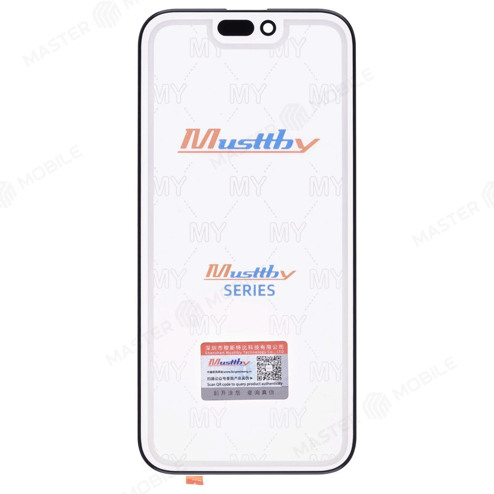 Стекло модуля для Apple iPhone 16 Pro Max + OCA (Musttby)
