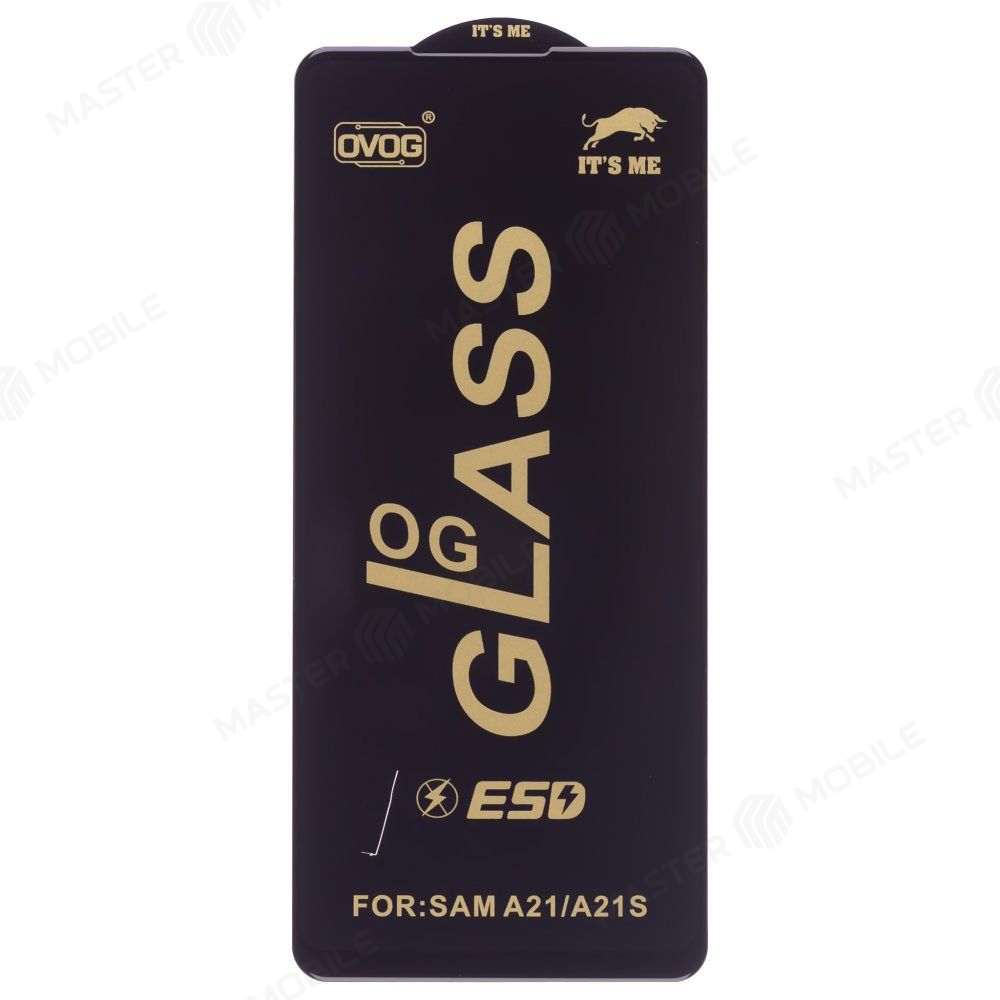 Защитное стекло OG Glass для Samsung A215 Galaxy A21 / A217 Galaxy A21s (черный)