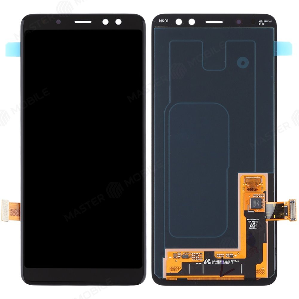 Дисплей для Samsung A530 Galaxy A8 (2018) (в сборе с тачскрином) (черный) (In-Cell)