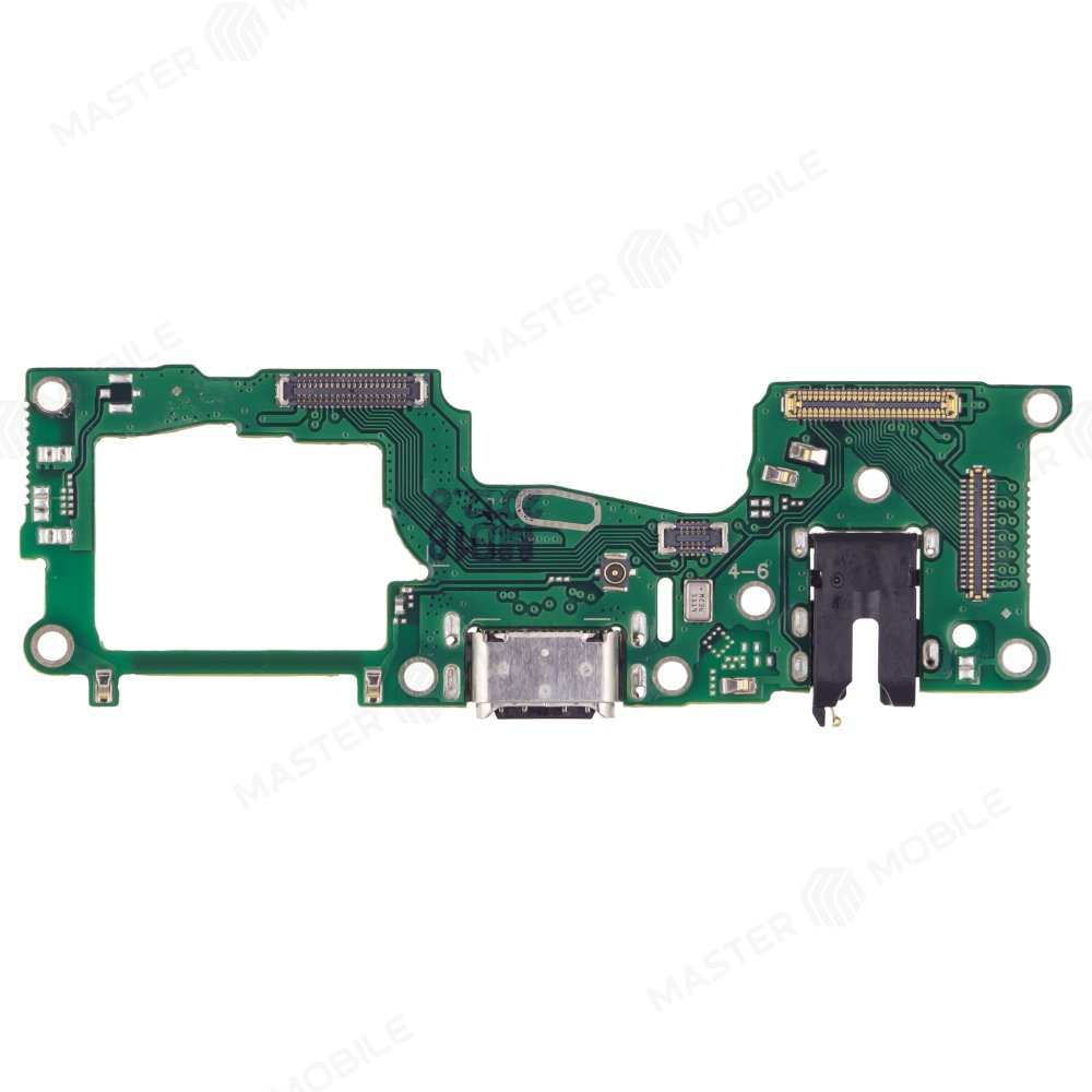 Нижняя плата для Realme 8 4G (RMX3085) / 8 Pro (RMX3081) / OPPO A74 4G (CPH2219) с комп. + разъем зарядки + микрофон