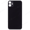 Задняя крышка для Apple iPhone 11 (черный) (с широким отверстием) фото №1