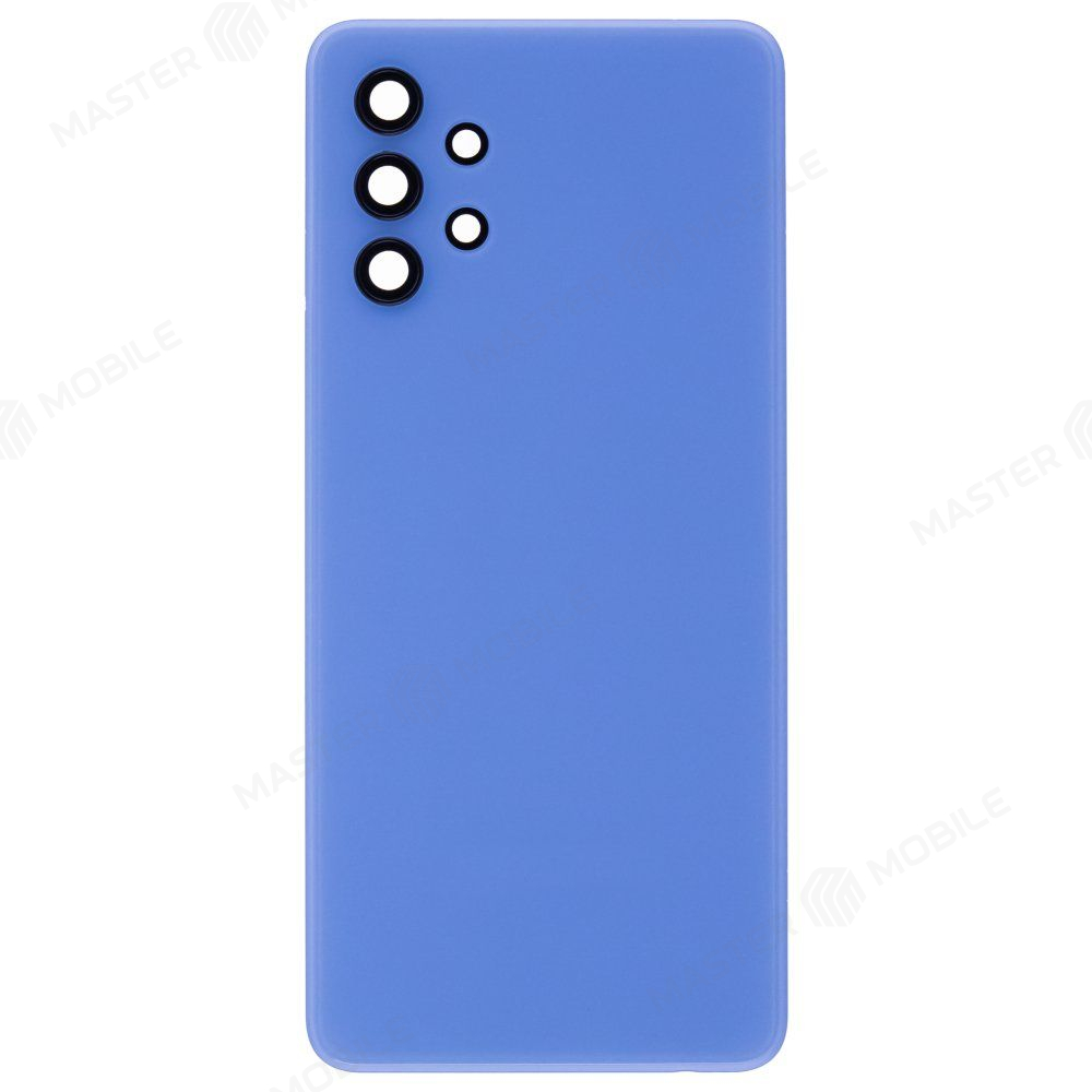 Задняя крышка для Samsung A325 Galaxy A32 (голубой) (в сборе со стеклом камеры)