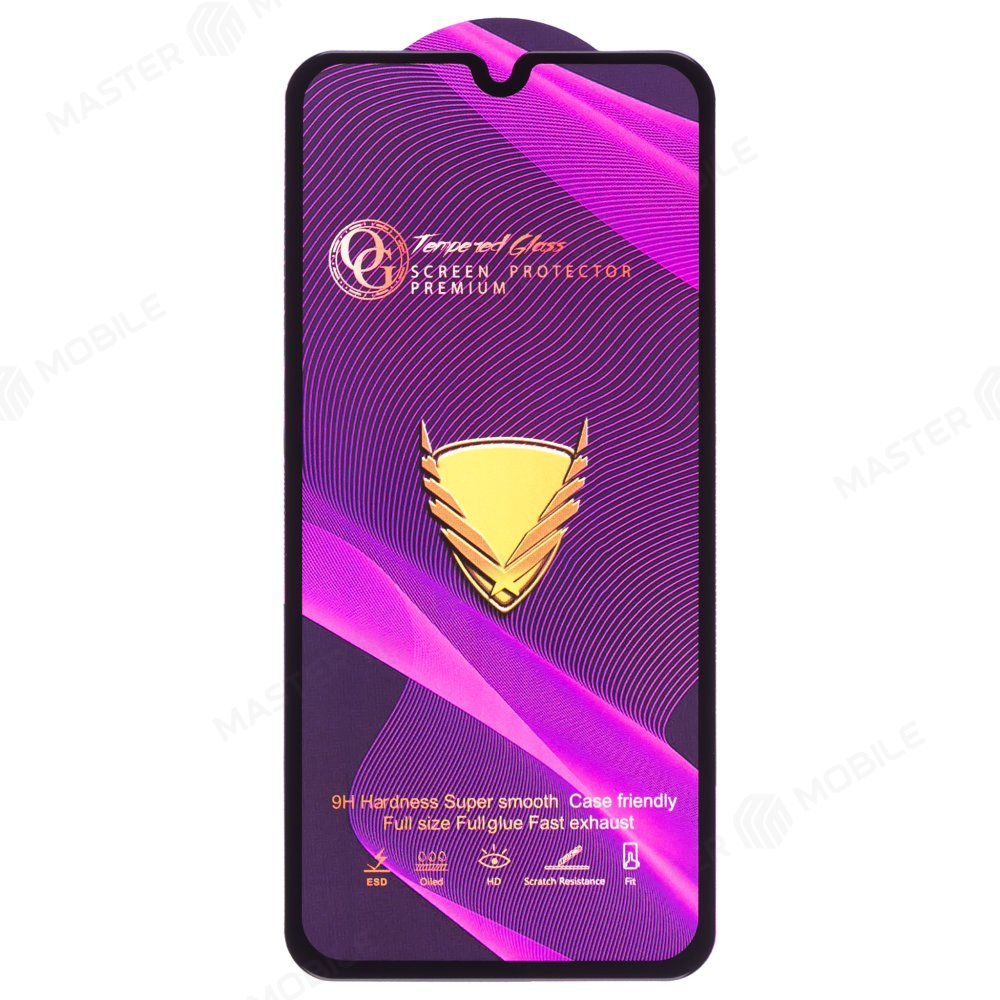 Защитное стекло OG Glass (3 в 1) для Samsung A405 Galaxy A40 / A015 Galaxy A01 (черный)