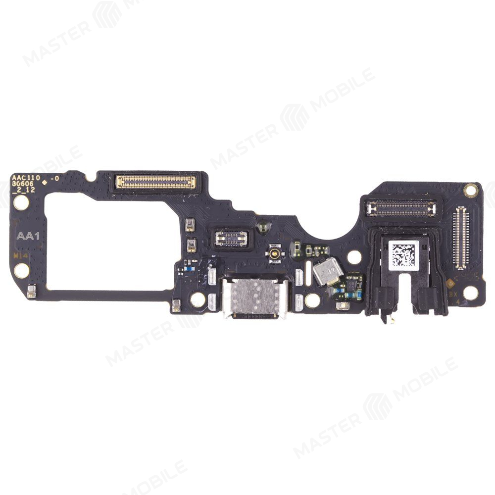 Нижняя плата для OPPO A78 4G (CPH2565) с комп. + разъем зарядки + микрофон (ORIG100)
