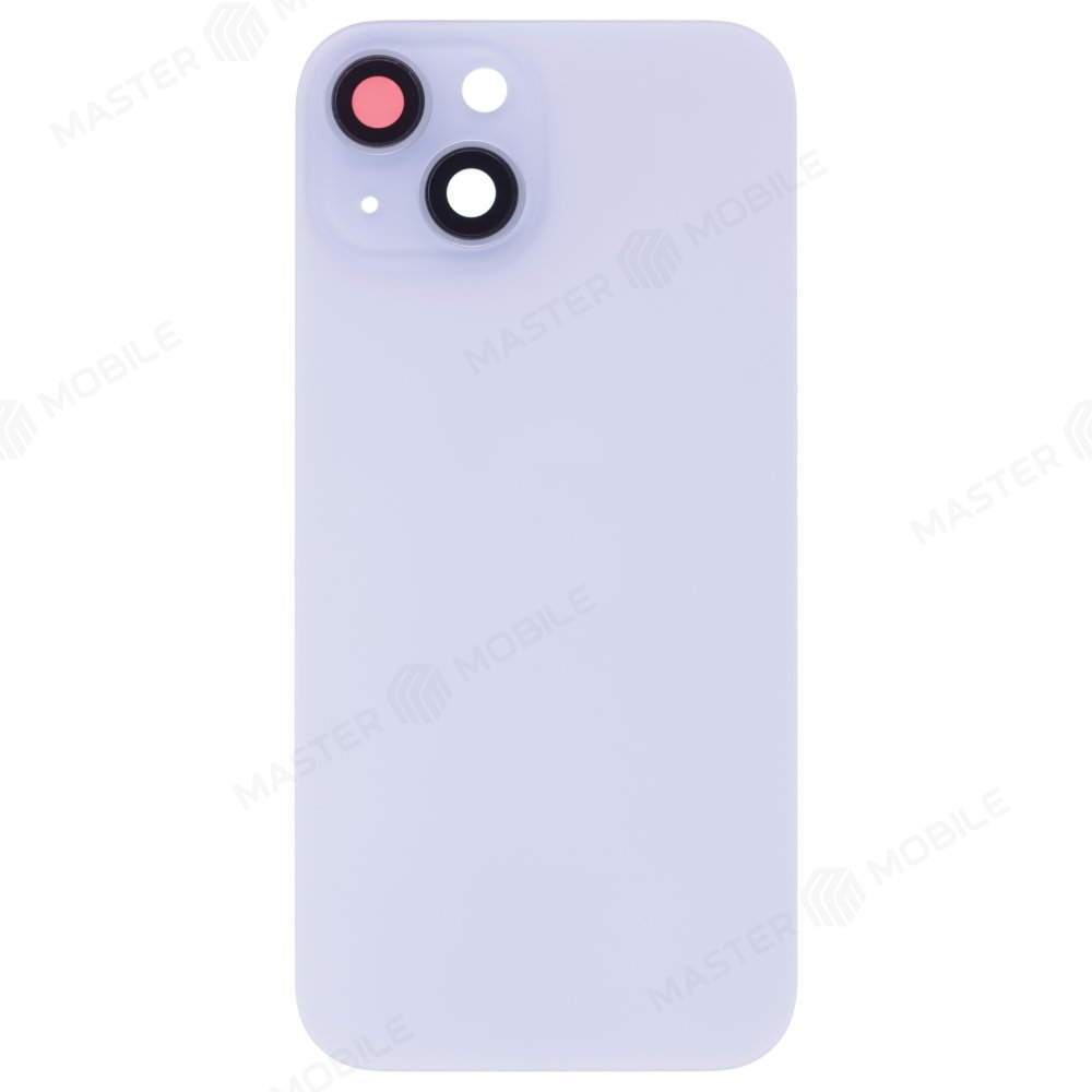 Задняя крышка для Apple iPhone 15 (голубой) (в сборе со стеклом камеры) (Premium)