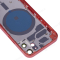 Корпус для Apple iPhone 12 mini (красный) (Premium) фото №3