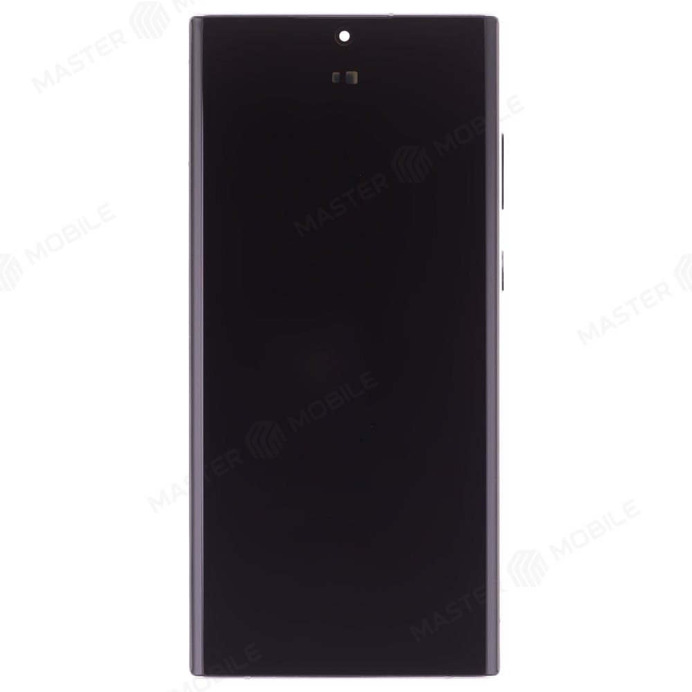 Дисплей для Samsung S908 Galaxy S22 Ultra + тачскрин (серебристый) (в рамке) (OLED) (Full Size)
