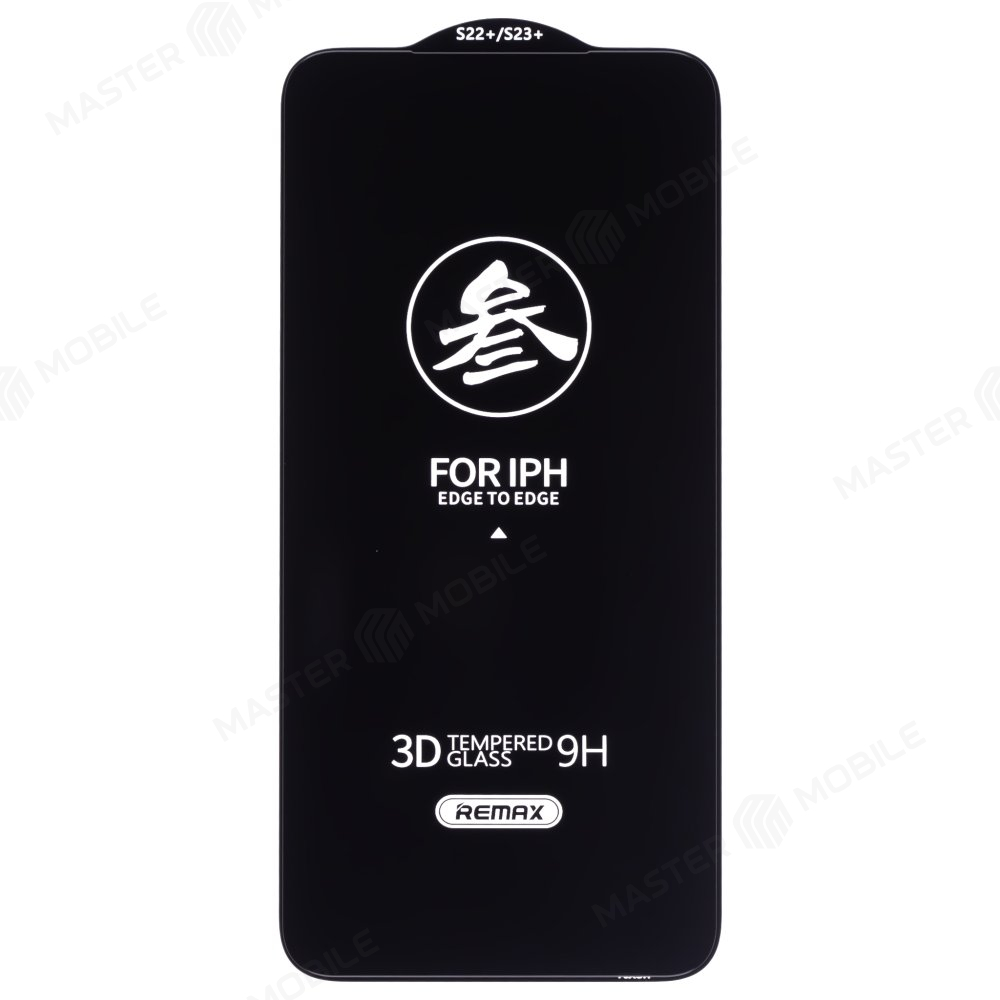Защитное стекло Remax Medicine Glass GL-27 для Samsung S906 Galaxy S22+ / S916 Galaxy S23+ (черный)