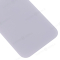 Задняя крышка для Apple iPhone 14 Pro (белый) (с широким отверстием) (Premium) фото №4