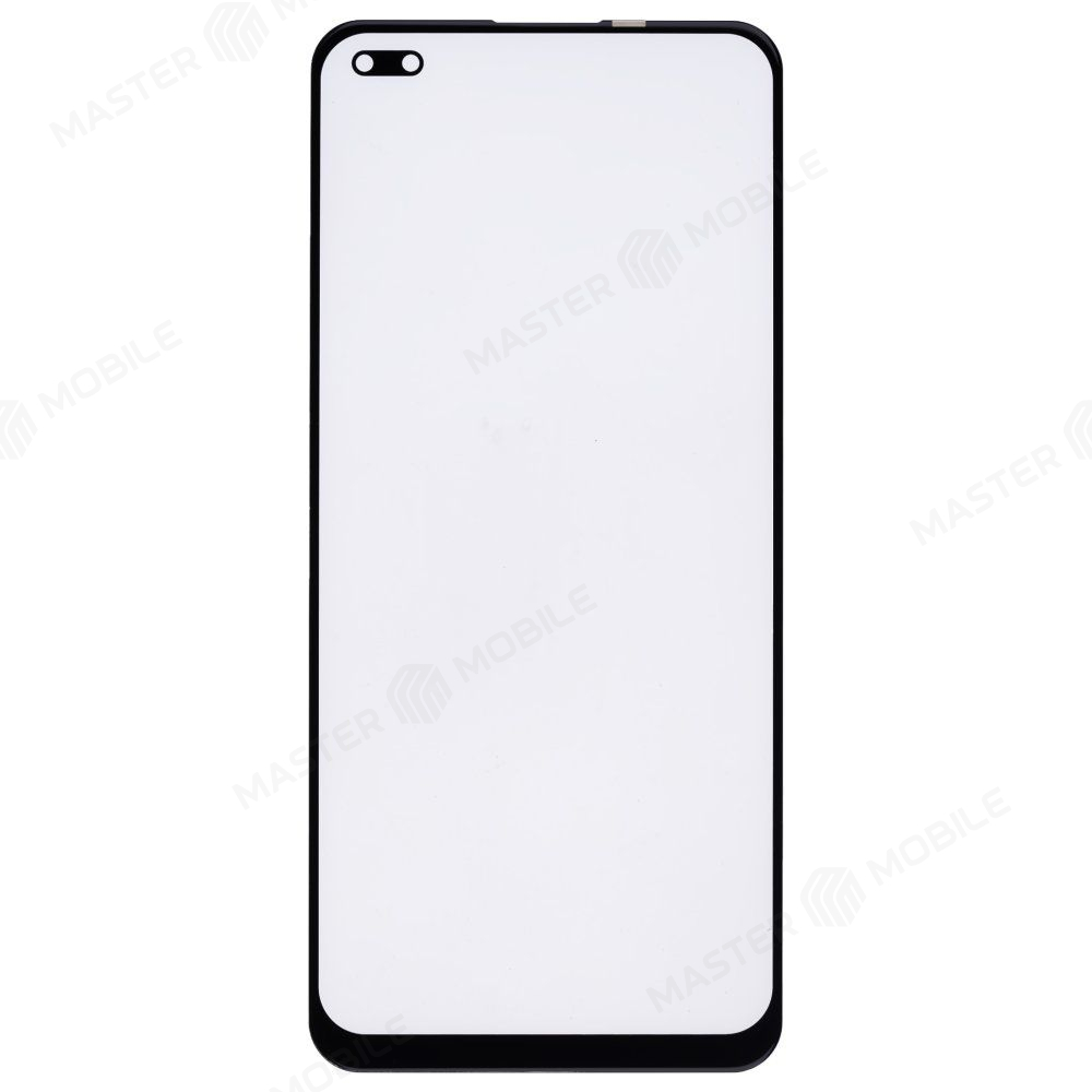 Стекло модуля для OPPO Reno 4 Lite (CPH2125) + OCA (черный)