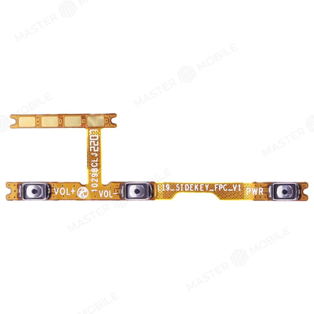 Шлейф для Xiaomi Poco M4 5G (22041219PG) / Poco M5 (22071219CG) с комп. (на кнопку включения и кнопки громкости)