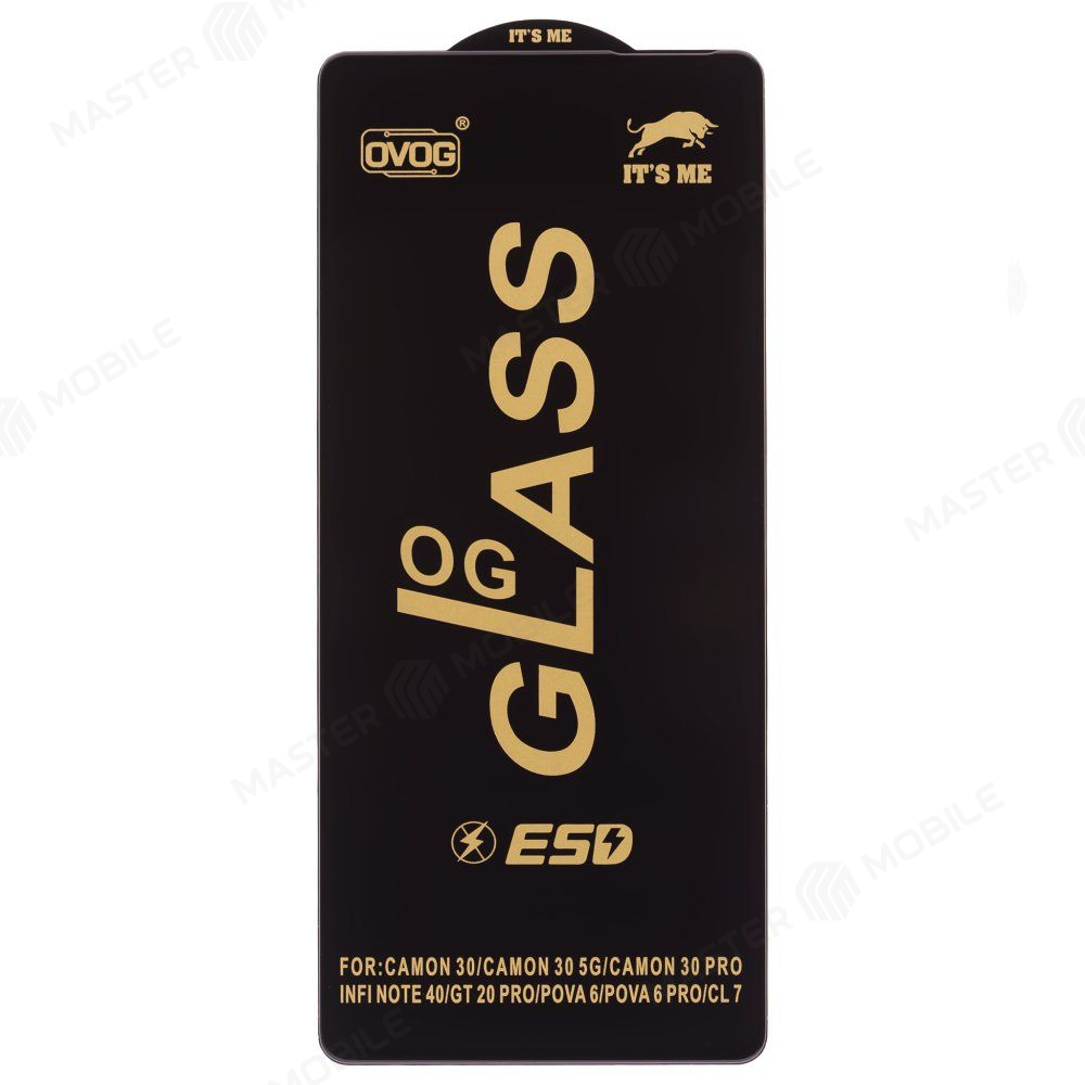 Защитное стекло OG Glass для Tecno Camon 30 Pro 5G (CL8) (черный)
