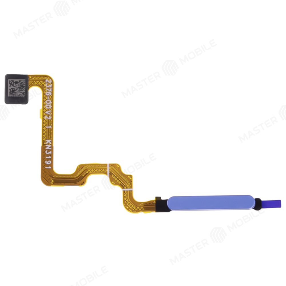 Шлейф для Xiaomi Redmi 12 4G (23053RN02Y) с комп. + сканер отпечатка пальца (голубой)
