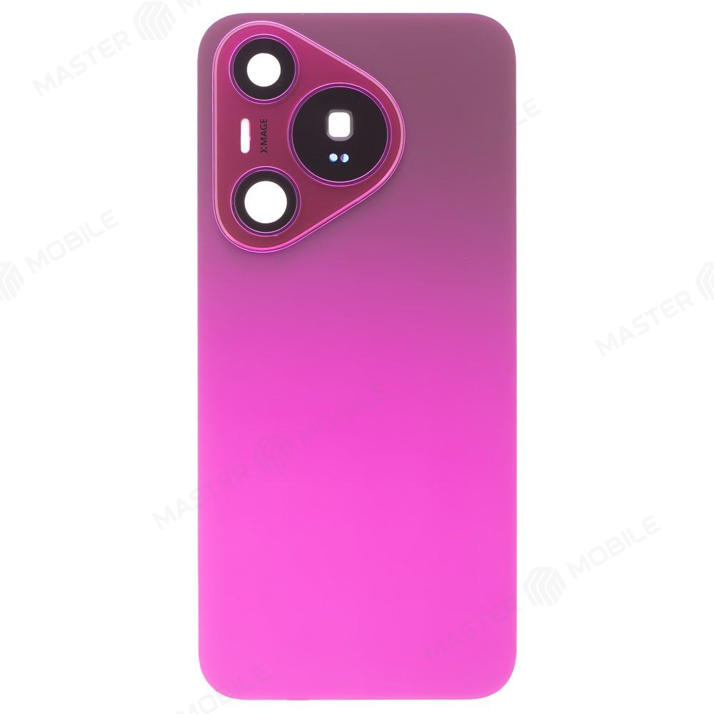 Задняя крышка для Huawei Pura 70 (ADY-LX9) (розовый) (в сборе со стеклом камеры) (ORIG100)