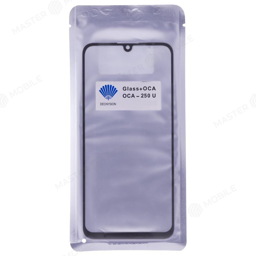 Стекло модуля для Samsung S901 Galaxy S22 + OCA (черный)