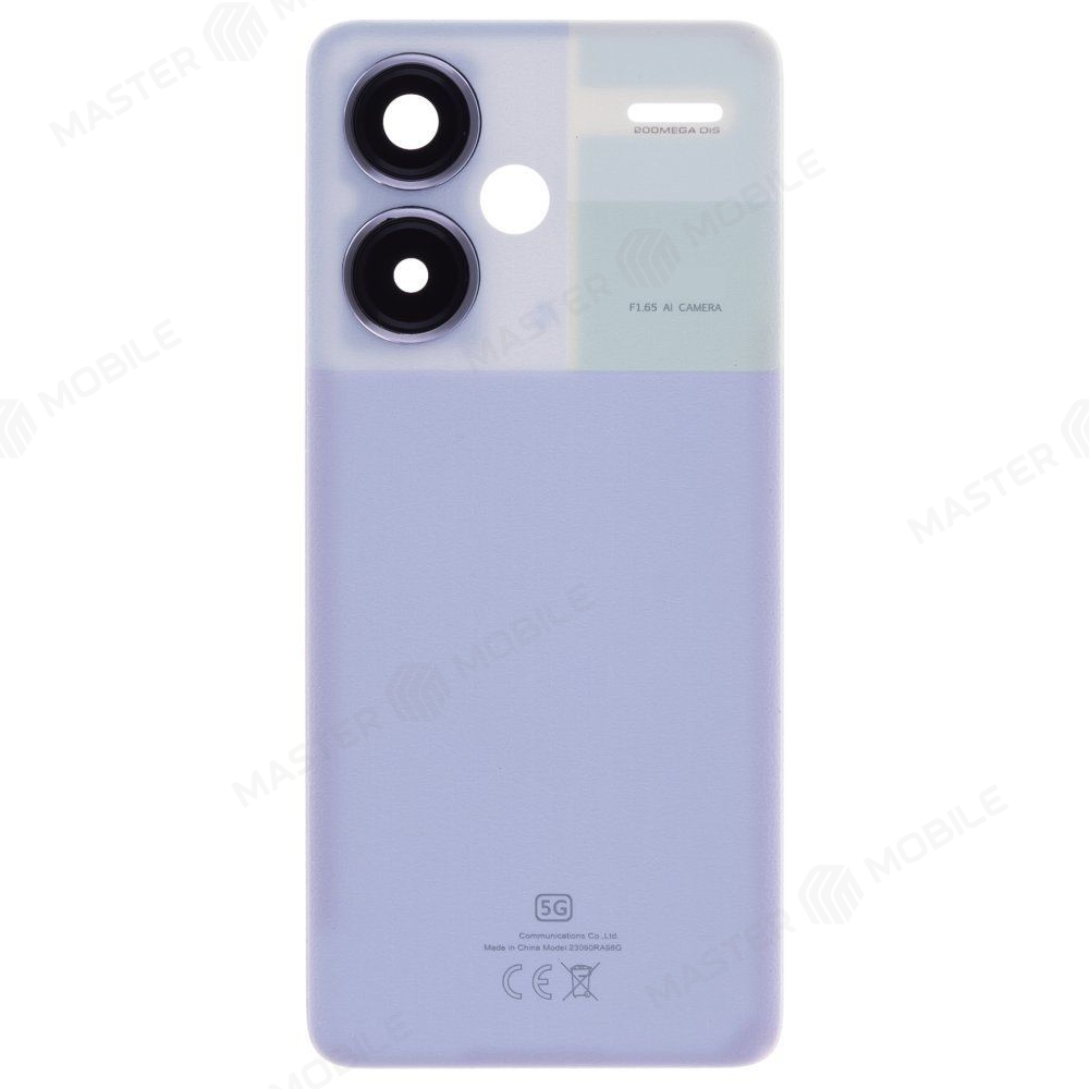 Задняя крышка для Xiaomi Redmi Note 13 Pro+ 5G (23090RA98C) (фиолетовый) (в сборе со стеклом камеры)