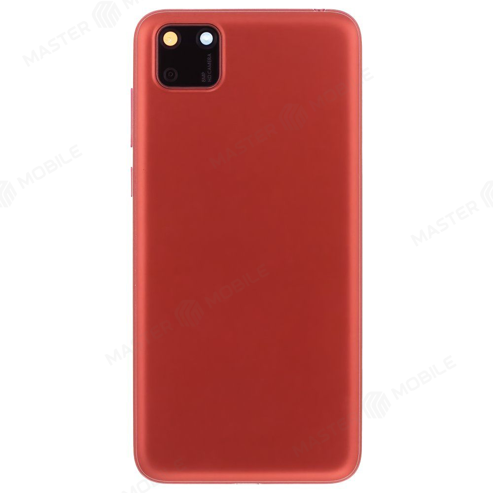 Задняя крышка для Huawei Honor 9S (DUA-LX9) / Y5p (DRA-LX9) (красный) (в сборе со стеклом камеры)