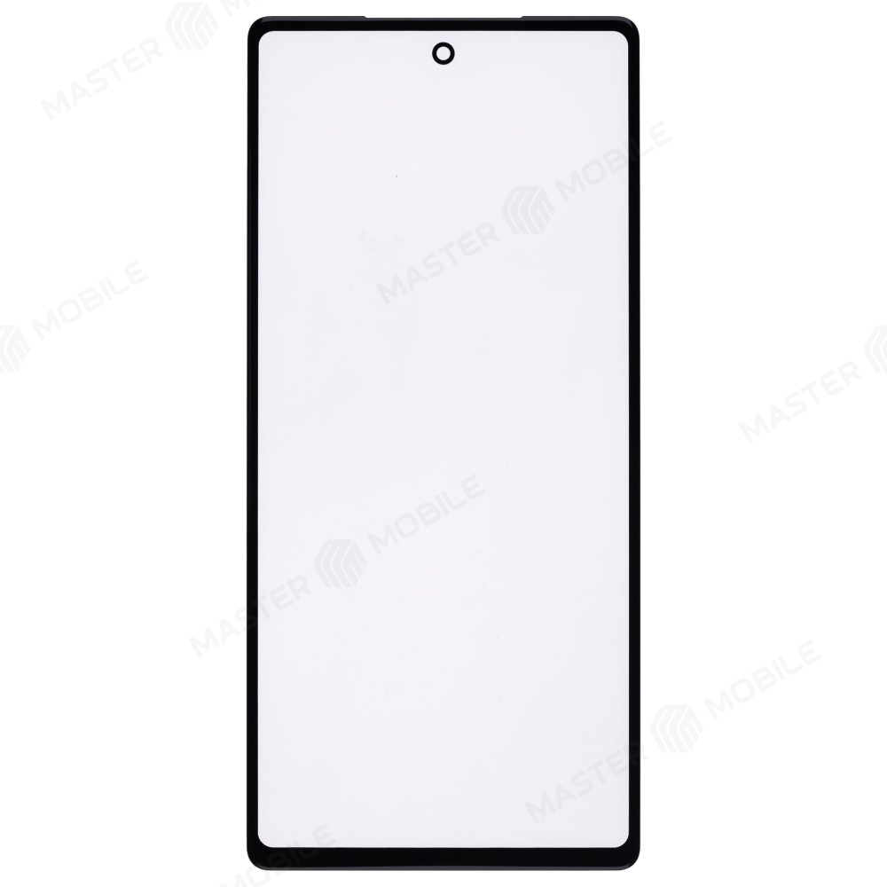 Стекло модуля для Google Pixel 6A (GX7AS/GB62Z/G1AZG/GB17L) + OCA (черный)