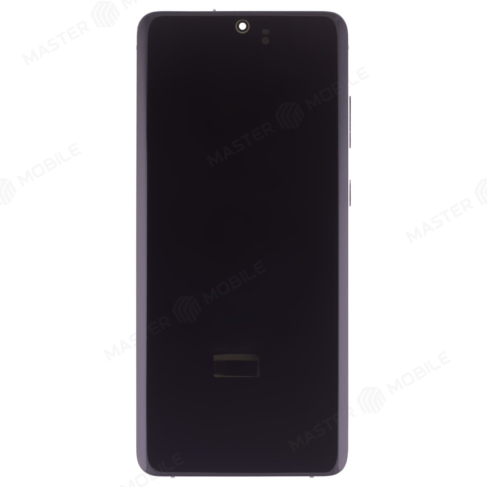 Дисплей для Samsung G985 Galaxy S20+ / G986 Galaxy S20+ 5G + тачскрин (серебристый) (в рамке) (OLED) (Full Size)