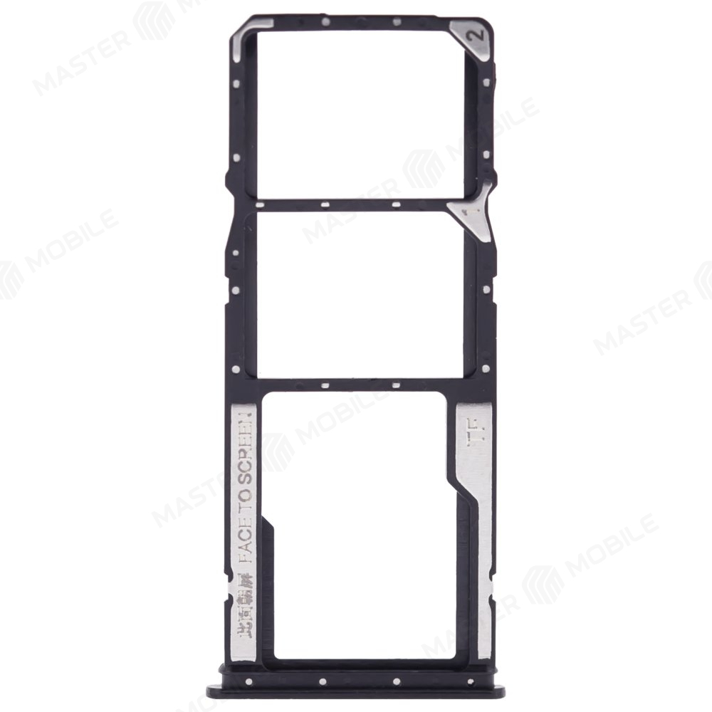 Держатель сим-карты для Xiaomi Redmi Note 11 4G (2201117TY/G) / Redmi Note 11S 4G (2201117SY/G) (черный)
