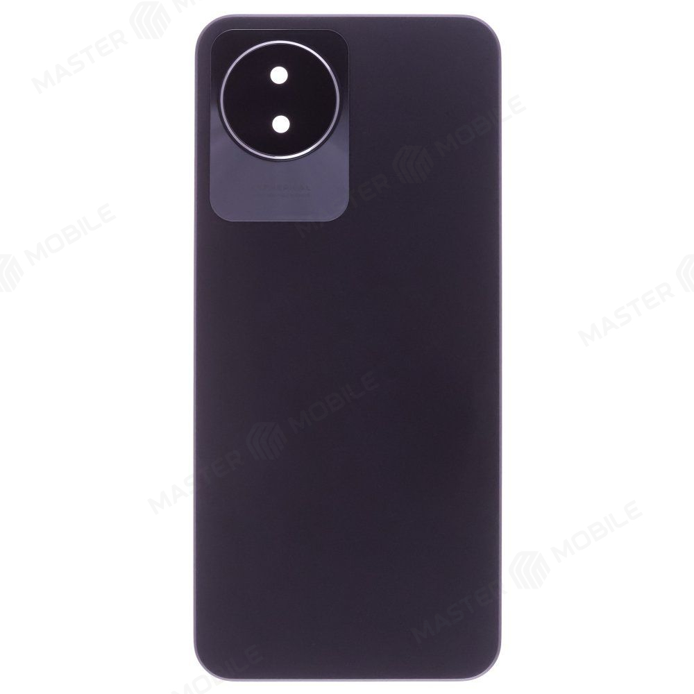 Задняя крышка для Vivo Y02 (V2217) (серый) (в сборе со стеклом камеры)