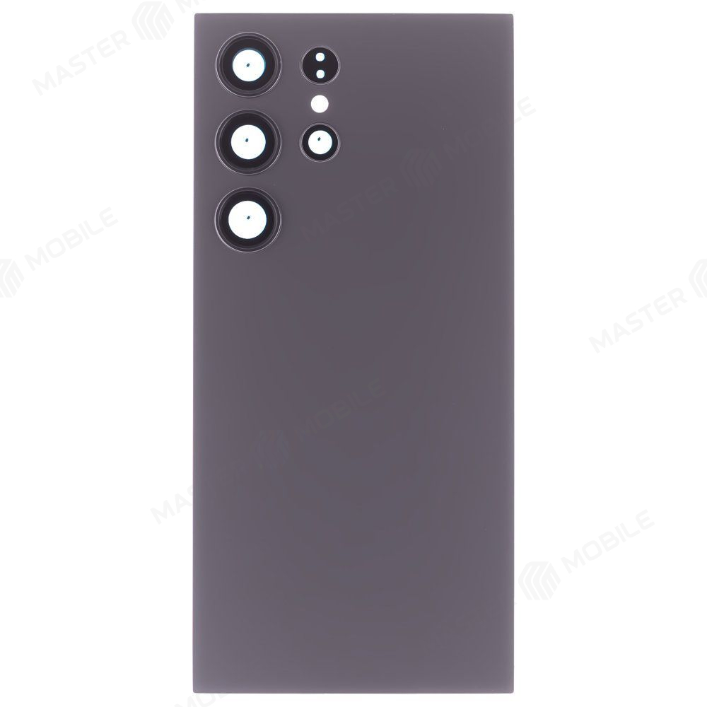 Задняя крышка для Samsung S928 Galaxy S24 Ultra (серый) (в сборе со стеклом камеры) (ORIG100)