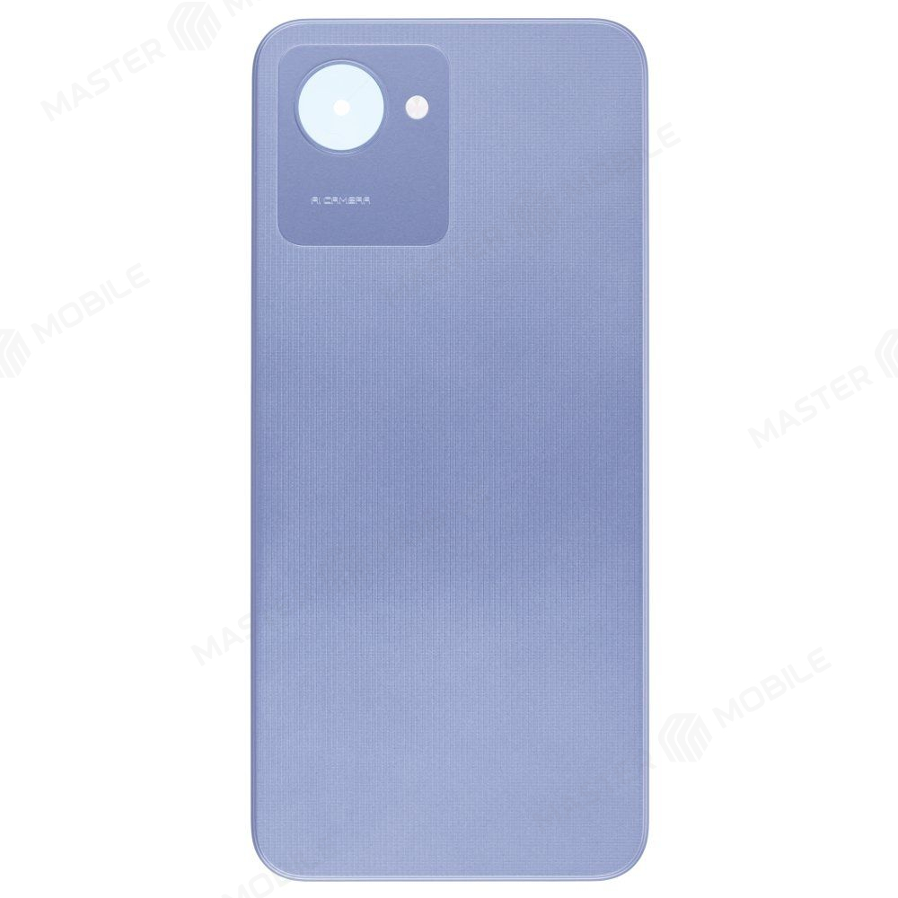 Задняя крышка для Realme C30S (RMX3690) (голубой)