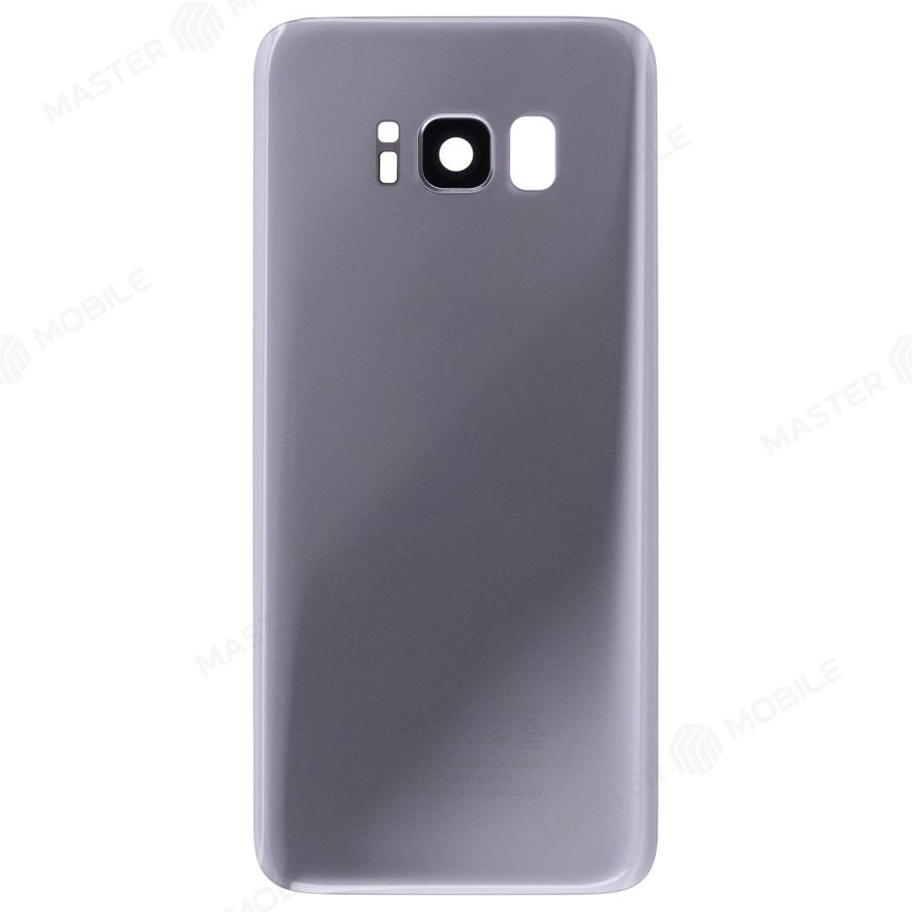 Задняя крышка для Samsung G950 Galaxy S8 (серебристый) (в сборе со стеклом камеры)