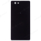 Задняя крышка для Sony D5503 Xperia Z1 Compact (черный) фото №1