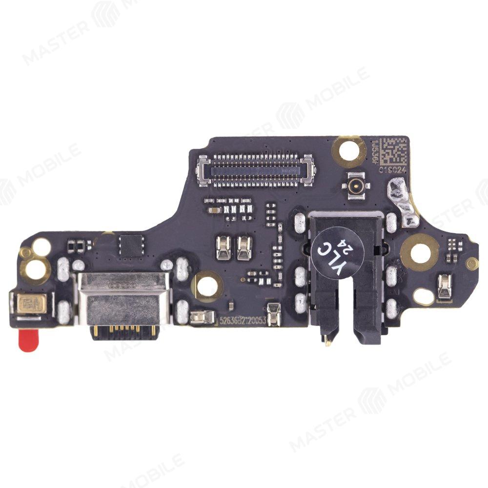 Нижняя плата для Xiaomi Redmi Note 9 Pro (M2003J6B2G) / Redmi Note 9S (M2003J6A1G) с комп. + разъем зарядки + разъем гарнитуры (ORIG100)