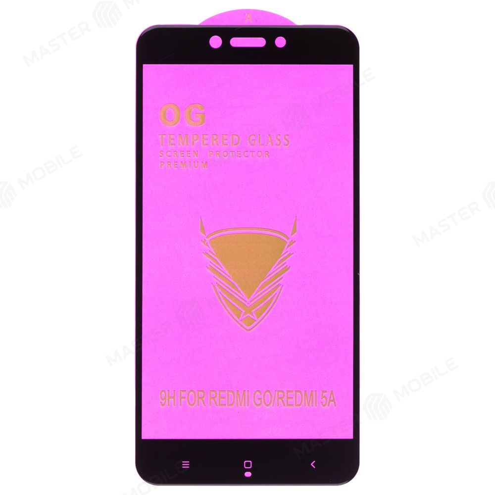 Защитное стекло OG Glass (3 в 1) для Xiaomi Redmi 5 Plus (MEG7) (черный)