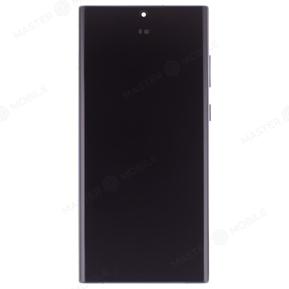 Дисплей для Samsung S908 Galaxy S22 Ultra + тачскрин (зеленый) (в рамке) (OLED) (Full Size)